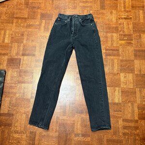 Cool Denim Forum 'BF High Rise Loose 28L'  24 inch Black Jeans